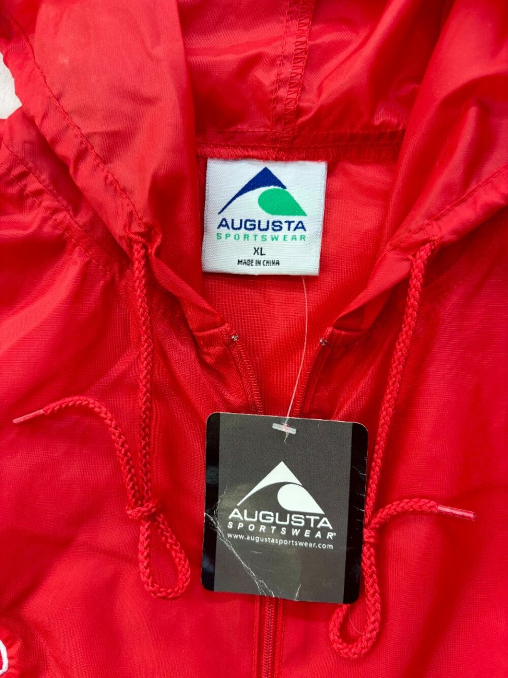 Augusta Sportswear Red Shell Windbreaker --- Size XL --- New With Tags!! - Picture 3 of 7